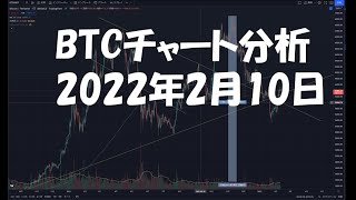 2022年2月10日ビットコイン相場分析