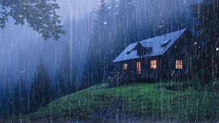 HEAVY RAIN to Sleep Soothe, Beat Insomnia - Rain Sounds For Sleeping, Relaxing, ASMR