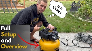 Full Setup and Overview of 6 Gallon Dewalt Air Compressor (DWFP55126)