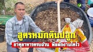 สูตรหมักดินปลูก พืชโตง่าย ปลูกผักได้งาม