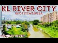 [4K Walk] KL River City (EKOVEST BHD) project Gombak River site (Malaysia)