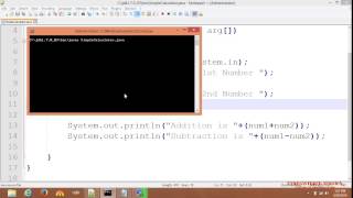 java programming tutorial 8 Simple Calculator Through usser Input (sindhi)