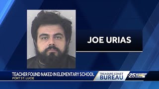 New details following arrest of PSL teacher found naked in school