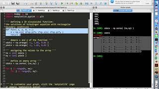 PHY667 - Basic PYTHON - Task 07 - 2D Function