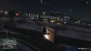 Grand Theft Auto V - Attack chopper has a near death experience...