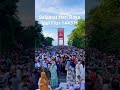 Suasana Sholat Idul Fitri 1443 H Palembang