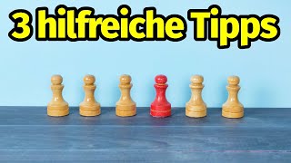 3 hilfreiche Tipps für Anfänger um Bauernendspiele zu gewinnen || 2 gegen 1 Bauern