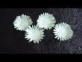 【100均diy】ダイソーメモ用紙で作るガーベラ how to make paper gerbera flower