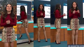 Laura Tobin-Very Short Mini Skirt \u0026 Heels Incredible Legs 12/11/24 HD