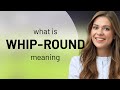 Whip-round • what is WHIP-ROUND definition