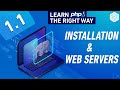 How To Install PHP & What Are Web Servers - PHP 8 Tutorial