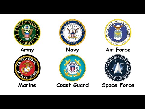What are the 5 branches of the US armed forces?