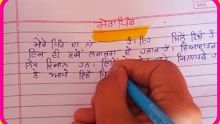 ਮੇਰਾ ਪਿੰਡ ਲੇਖ ਪੰਜਾਬੀ ਵਿੱਚ || My village essay in punjabi