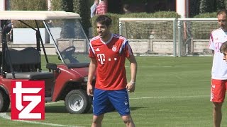 FC Bayern: Tolle Geste von Kollegen - Javi Martinez zurück im Mannschaftstraining