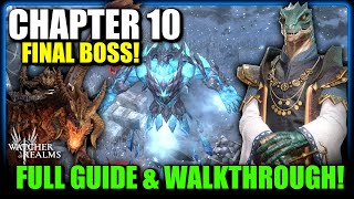 Campaign Chapter 10 Stage 15 - Final Boss Cryolithos! Full Guide | Watcher of Realms