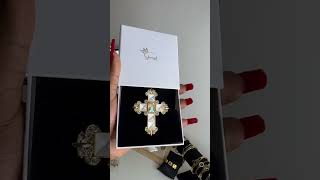 Broche croix bijou chrétien #bijoux #bijouxacierinoxydable #bijouxfemme #bijouxtendance