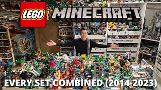 I Combined EVERY LEGO Minecraft Set into One Massive Layout! (2014-2023)