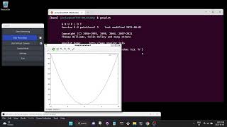 Gnuplot using WSL2 and Xming