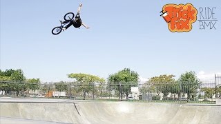 BMX Bowl SHREDDING: Kris Fox \u0026 Larry Edgar - Ride BMX