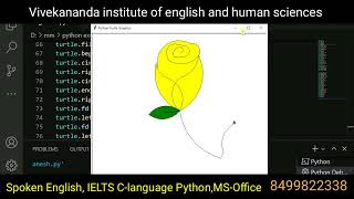 Python for beginners Making rose with easy code
