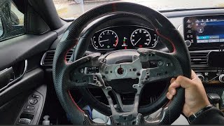 10th gen accord carbon fiber steering wheel fail