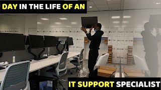 a day in the life of an IT support technician
