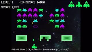 XUI2D Space Invaders Example