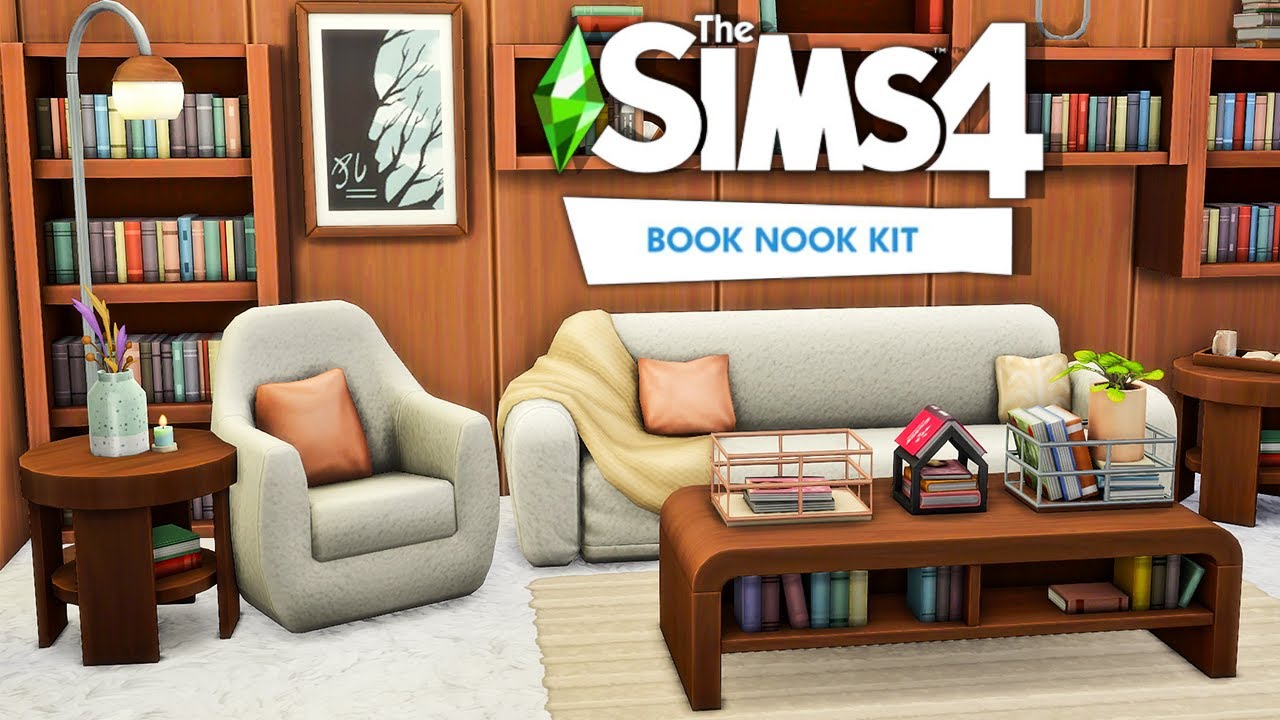 Is The New BOOK NOOK Kit In The Sims 4 Worth It? Book Nook Kit Review ...