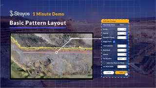 One Minute Demo: How to Plan a Basic Blast Pattern Layout Using Strayos