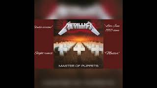 Metallica-Master Of Puppets studio/late June 1985 demo, remix