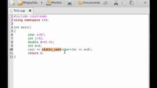 C++ tutorial 24 - type casting