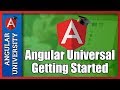 💥 Getting Started with Angular Universal (with the Angular CLI)