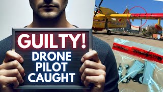 His DRONE Hit Firefighting Plane -  Is This PLEA DEAL Fair?