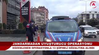 JANDARMADAN UYUŞTURUCU OPERASYONU