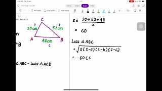 ADDMATH TINGKATAN 4 KSSM | BAB 9 : PENYELESAIAN SEGITIGA | 9.3.B Rumus Heron (Part 6)