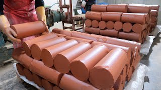 A bed made of soil?The incredible manufacturing process of Korea’s unique soil beds and soil pillows