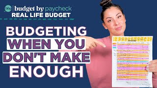 BBP REAL LIFE BUDGET | Budgeting When You Don't Make Enough