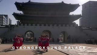 🇰🇷4K GYEONGBOKGUNG PALACE || THE ROYAL GUARD CHANGING CEREMONY