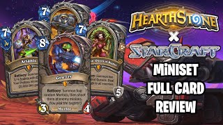 FULL Heroes of Starcraft Card Review! Hearthstone Mini Set