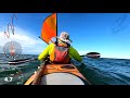 Can a Kayak Sail up wind ?  Yes they can.  Here is how to do it.