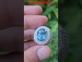 natural blue aquamarine beryl 5.98 crt sky lab gemstone aquamarine