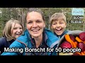 Russian stories #5 - Making Borscht for 50 people - Slow Russian A1-A2 - RU/ EN subs