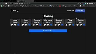 Habit Tracker Project | For Coding Ninjas CC React skill test 3