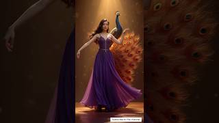 A woman performs with the peacock on AGT #americagottalent #magic