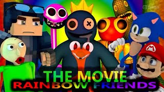 RAINBOW FRIENDS CHAPTER 1 THE MOVIE! (STORY CHALLENGE) FT: STEVE SONIC BALDI & MARIO