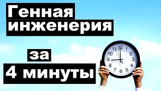 Генная инженерия за 4 минуты