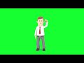 3D Character Saying Hello Animation- Green Screen Video - Stock Video Footage - No Copyright Videos