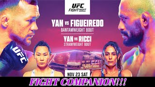 UFC MACAU YAN VS FIGUEIREDO LIVESTREAM!!FULL FIGHT NIGHT COMPANION!!