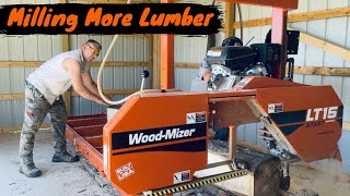 Milling More Lumber on the Wood-Mizer LT 15 Sawmill