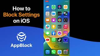 How to block settings on iOS with AppBlock